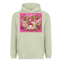 Matcha pigs Heavyweight Hoodie - TumblerDesignByShophia