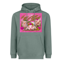 Sage pigs Heavyweight Hoodie - TumblerDesignByShophia