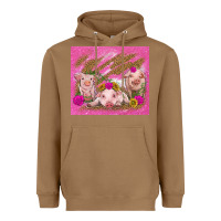 Toasted Coconut pigs Heavyweight Hoodie - TumblerDesignByShophia