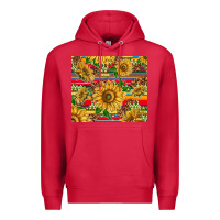 Cardinal mexican sunflowers Premium Hoodie - TumblerDesignByShophia