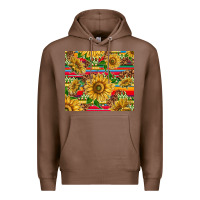 Chestnut mexican sunflowers Premium Hoodie - TumblerDesignByShophia