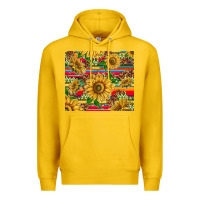 Lemon mexican sunflowers Premium Hoodie - TumblerDesignByShophia