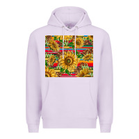 Lilac mexican sunflowers Premium Hoodie - TumblerDesignByShophia