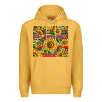 Mustard mexican sunflowers Premium Hoodie - TumblerDesignByShophia