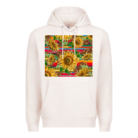 Pale Pink mexican sunflowers Premium Hoodie - TumblerDesignByShophia