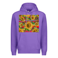 Purple mexican sunflowers Premium Hoodie - TumblerDesignByShophia