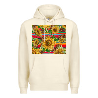 Sandshell mexican sunflowers Premium Hoodie - TumblerDesignByShophia
