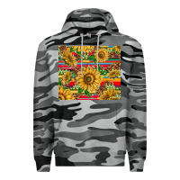 Slate Camo mexican sunflowers Premium Hoodie - TumblerDesignByShophia