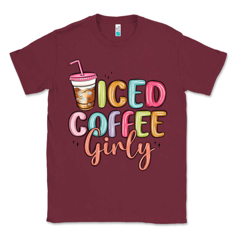 Iced Coffee Girly Classic Tee by MaliasSmallBusiness | Teevron