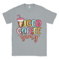 Heather Grey iced coffee girly Classic Tee - MaliasSmallBusiness