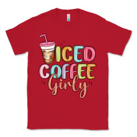 Red iced coffee girly Classic Tee - MaliasSmallBusiness