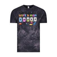 Cloud Black battery life of a wife & mom Vintage Tee - JahusDesignShop