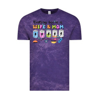 Cloud Purple battery life of a wife & mom Vintage Tee - JahusDesignShop