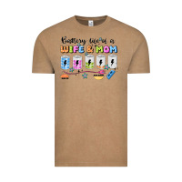 Vintage Coffee battery life of a wife & mom Vintage Tee - JahusDesignShop