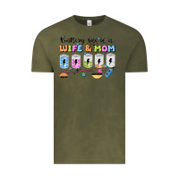 Battery Life Of A Wife & Mom Vintage Tee | Teevron