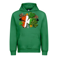 Emerald Irish flag shamrock St. Patricks Day Urban Hoodie - FaDigitalArtStudio