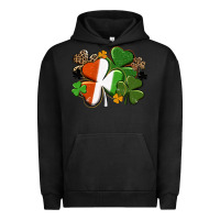 Pigment Black Irish flag shamrock St. Patricks Day Urban Hoodie - FaDigitalArtStudio