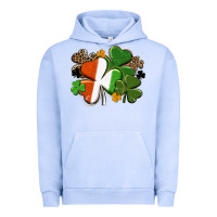 Pigment Grape Ice Irish flag shamrock St. Patricks Day Urban Hoodie - FaDigitalArtStudio
