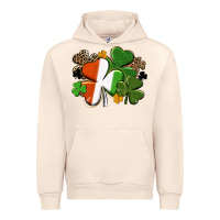 Sandshell Irish flag shamrock St. Patricks Day Urban Hoodie - FaDigitalArtStudio