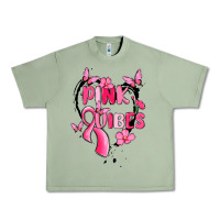 Oil Green pink vibes Urban Heavy Tee - MaliasSmallBusiness