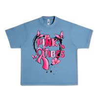 Pebble Blue pink vibes Urban Heavy Tee - MaliasSmallBusiness