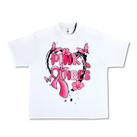 White pink vibes Urban Heavy Tee - MaliasSmallBusiness