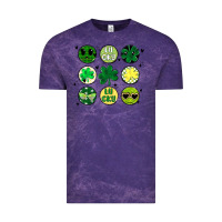 Cloud Purple st patrick's day Vintage Tee - MaliasSmallBusiness