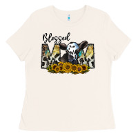 Bone blessed Ladies Tee - CowhideDigitalArt