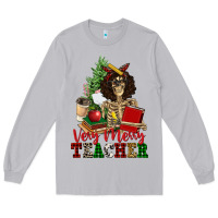 Moon Dust very merry teacher skeleton Long Sleeve Tee - NancyCooperArtShop