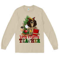 Mushroom very merry teacher skeleton Long Sleeve Tee - NancyCooperArtShop