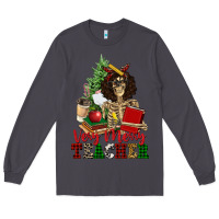 Smoke very merry teacher skeleton Long Sleeve Tee - NancyCooperArtShop