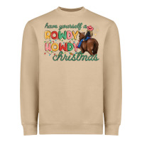 Mushroom have yourself a rowdy howdy christmas Heavyweight Sweatshirt - MaliasSmallBusiness