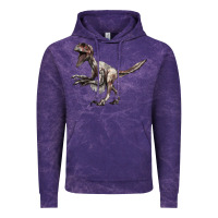 Cloud Purple Deinonychus Vintage Hoodie - LillyAllenDesigns