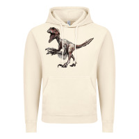 Vintage Artic Deinonychus Vintage Hoodie - LillyAllenDesigns