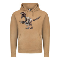 Vintage Camel Deinonychus Vintage Hoodie - LillyAllenDesigns