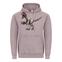 Vintage Zinc Deinonychus Vintage Hoodie - LillyAllenDesigns