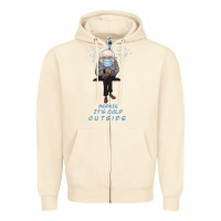Sandshell Bernie it's Cold Outside Zipper Hoodie - Bettercallsaul