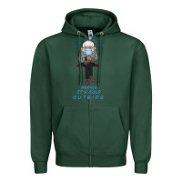 Sports Green Bernie it's Cold Outside Zipper Hoodie - Bettercallsaul