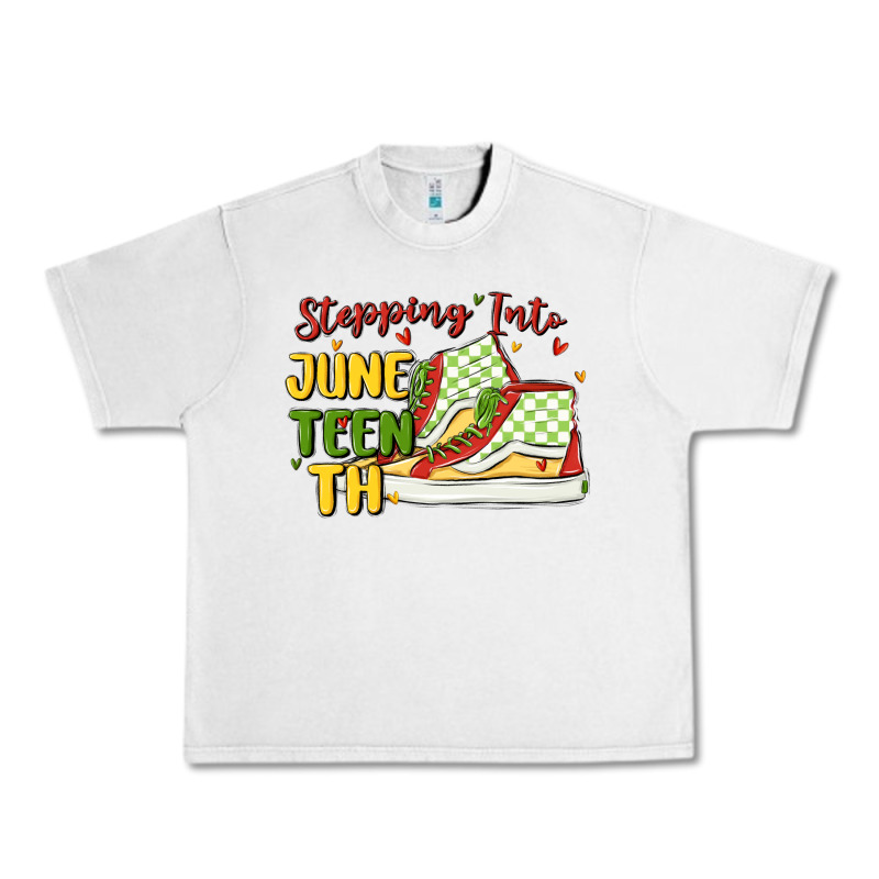 Stepping Into Juneteenth Urban Heavy Tee by MaliasSmallBusiness | Teevron