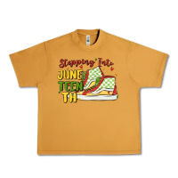 Peanut Butter stepping into juneteenth Urban Heavy Tee - MaliasSmallBusiness