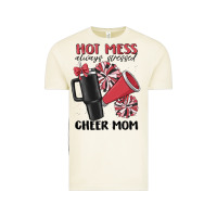 Vintage Arctic hot mess always stressed cheer mom Vintage Tee - MaliasSmallBusiness