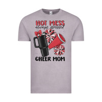 Vintage Zinc hot mess always stressed cheer mom Vintage Tee - MaliasSmallBusiness
