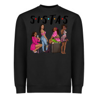 Black sista sisters afro black women Heavyweight Sweatshirt - NancyCooperArtShop
