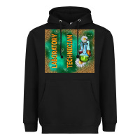 Black laboratory technician Heavyweight Hoodie - TumblerDesignByShophia