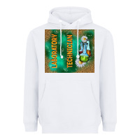 White laboratory technician Heavyweight Hoodie - TumblerDesignByShophia