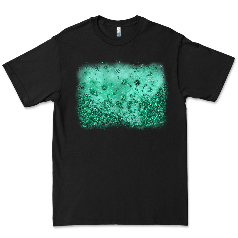 Green Glitter Background Premium Tee by JahusDesignShop | Teevron