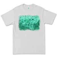 Dove Grey green glitter background Premium Tee - JahusDesignShop
