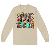 Mushroom wife mom teacher Long Sleeve Tee - NancyCooperArtShop
