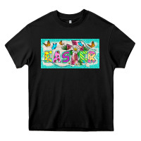 Black easter cross license plate template Heavy Core Tee - BarkalooDesign