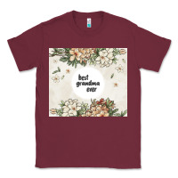 Burgundy best garandma ever Classic Tee - MaliasSmallBusiness